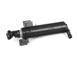 ES#2901836 - 8K0955102D - Headlight Washer Jet Cylinder With Carrier - Right - Washer jet assembly that fits in front bumper for headlight assembly - Vemo - Audi
