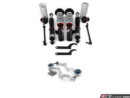 ES#4732701 - 029311ECS01DBKT - 1 - LEAVE SD - ECS E90/E92 M3 Performance Coilovers With Upgraded Monoball Thrust Arms - The ultimate suspension upgrade. Performance Adjustable Coilovers with fresh thrust arms with mono-ball upgrades pre installed! This can be considered our ground control kit with the new and improved driving experience for your E9x M3! - Doorbusters - 