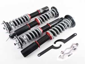 ES#4751301 - 029314ECS01EBKT - ECS E60 Non-M Performance Coilovers & Upgraded Monoball Thrust Arms - The ultimate suspension upgrade. Performance Adjustable Coilovers with fresh thrust arms with mono-ball upgrades pre installed! This can be considered our ground control kit with the new and improved driving experience for your E60! - Enthusiast Bundles - BMW