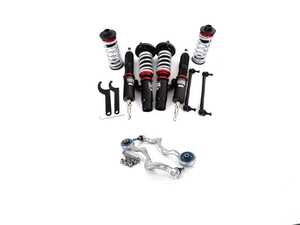 ES#4732793 - 000465LA01DBKT - ECS E82/E88 Performance Coilovers With Upgraded Monoball Thrust Arms - The ultimate suspension upgrade. Performance Adjustable Coilovers with fresh thrust arms with mono-ball upgrades pre installed! This can be considered our ground control kit with the new and improved driving experience for your 1 series! - Doorbusters - BMW