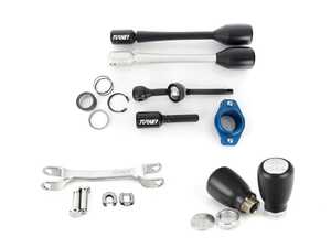 ES#4751462 - 013264TMS07EBKT - Turner Adjustable Short Shift Kit & 6-Speed Weighted Shift Knob AND 144mm DSSR  - Adjustable throw to fine tune your driving experience! - Enthusiast Bundles - BMW