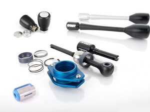ES#4751455 - 013264TMS12EBKT - Turner Adjustable Short Shift Kit & 6-Speed Weighted Shift Knob AND Polyurethane Shifter Arm Bushing - Adjustable throw to fine tune your driving experience! - Enthusiast Bundles - BMW
