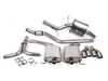 ES#2827376 - SSXAU249 - Cat-Back Exhaust System - Resonated - 2.76" stainless steel with quad GT100 polished tips - Milltek Sport - Audi