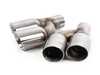 ES#2827376 - SSXAU249 - Cat-Back Exhaust System - Resonated - 2.76" stainless steel with quad GT100 polished tips - Milltek Sport - Audi