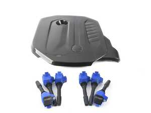 ES#4751587 - 003239LB01EBKT - F Chassis B58 Carbon Fiber Engine Cover & Set Of 6 Turner Motorsport Ignition Coils - Beautiful carbon fiber engine cover and a set of 6 performance ignition coils to refresh the performance of your B58. - Enthusiast Bundles - BMW