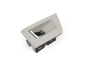 ES#4192634 - 51417225894 - Everest Grey Window Switch Trim - Right - Trim surrounding the passenger front and right rear window switch - Genuine BMW - BMW