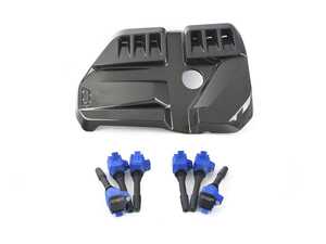 ES#4751598 - 001644TMS01EB2KT - G80 G82 G87 S58 Carbon Engine Cover & Set Of 6 Ignition Coils - Beautiful carbon fiber engine cover and to sweeten the deal you receive a set of 6 performance ignition coils to refresh the performance of your S58. - Enthusiast Bundles - BMW