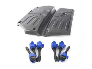 ES#4732850 - 001645TMS01DBKT - X3M/X4M S58 Carbon Engine Cover With FREE Set Of 6 Ignition Coils - Beautiful carbon fiber engine cover and to sweeten the deal you receive a set of 6 performance ignition coils to refresh the performance of your S58. - Doorbusters - BMW