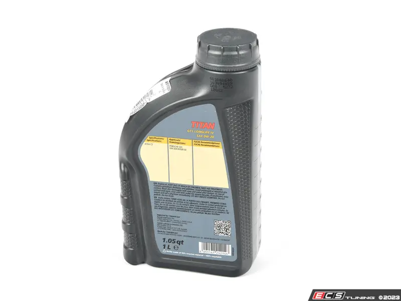 Fuchs - GE600201QDSP-1 - Titan GT1 Longlife IV Engine Oil (0W-20