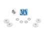 ES#2839763 - E35SB96 - Rear Subframe Stabilizer and Tie-Down Kit - Includes rear subframe stabilizer bar and rear tie-down hooks - Rennline - Porsche