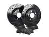 ES#3537674 - 025997ECS0575KT - Performance Rear Brake Service Kit - Featuring ECS V5 Drilled & Slotted rotors and ECS EP24 Enthusiast Performance pads - Assembled By ECS - Audi