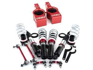 ES#4732656 - 003980ldbKT - MK5/MK6 Adjustable Damping Coilover System - With FREE Front Control Arm Housings With Monoball Bushing Set  - Features 32 way adjustable damping, variable length, zinc-coated shock bodies and performance sway bar end links - Doorbusters - Audi Volkswagen