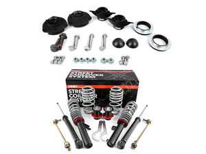 ES#4732675 - 021545ecsdbKT1 - MK6 Jetta ECS Street Coilover System - With ECS Heavy Duty Cup Kit/Coilover Installation Kit - Take control of your ride while going low with our sport-tuned coilover system! - Doorbusters - Volkswagen
