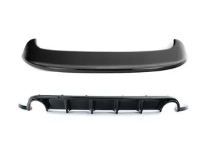 MK6 GTI Gloss Black Rear Diffuser & Hatch Spoiler Extension