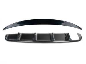 ES#4751220 - 029251ECS01EB2KT - Audi B8 A4 Non S-line Single Exit Rear Diffuser & Trunk Spoiler - Add some aggressive styling to your Audi! - Enthusiast Bundles - Audi