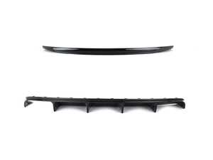 ES#4732694 - 007170LA01-DB2KT -  MK6 Jetta Facelift Textured Black Rear Diffuser - With Trunk Spoiler - Add aggressive styling with our In-House Engineered Textured Black Rear Diffuser and trunk spoiler! - Doorbusters - Volkswagen