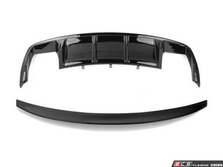 ES#4751213 - 026861ECS01EBKT - Audi B8.5 S4 Facelift Rear Diffuser & Trunk Spoiler - Add some aggressive styling to your Audi! - Enthusiast Bundles - Audi