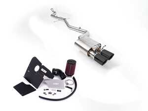 ES#4751113 - 049033ECSEBKT - Audi B8 A4 2.0T Single Exit Non-Resonated Valved Cat Back Exhaust System & Luft-Technik Intake System  - Transform the sound and performance of your vehicle with a cat-back and a Luft-Technik Intake System - Enthusiast Bundles - Audi