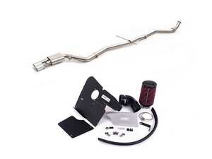 ES#4751092 - 003353ECS01EBKT - Audi B8/B8.5 A4 2.0T Non-Resonated Non-Valved Cat-Back Exhaust System & Luft-Technik Intake System  - Enhance the sound and performance of your A4 with our Valved Cat-Back and a Luft-Technik Intake System - Enthusiast Bundles - Audi