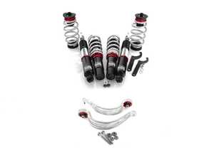 ES#4751074 - 025412ECS01EB2KT - Adjustable Damping Performance Coilover System - Audi B8/B8.5 & Thrust Arm Monoball Upgrade (M14 Ball Joints) - Take control of your ride while going low with our sport-tuned coilover system! - Enthusiast Bundles - Audi