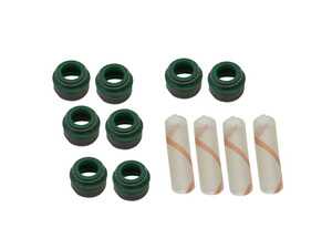 ES#4733189 - 1170500367 - Valve Stem Seal Kit - Set Of 8 - Featuring Elring Valve Stem Seals - Sixteen (16) Required Per Vehicle, Purchase 2 Sets to service your engine's valve stem seals - Elring - Mercedes Benz