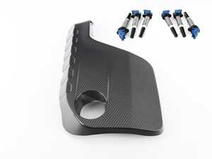 ES#4751279 - 29523TMS01EBKT - F8x S55 Carbon Fiber Engine Cover & Set Of 6 Ignition Coils - Beautiful carbon fiber engine cover and a set of 6 performance ignition coils to refresh the performance of your S55. - Enthusiast Bundles - BMW