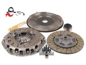ES#4751083 - RA4S2-STEELEBKT - RA4 240mm Clutch Conversion Kit - Stage 2, Driveshaft Center Support Bearing Carrier & Rear Differential Mount - ECS RA4 Lightweight Flywheel with the Audi RS4 clutch kit - Enthusiast Bundles - Audi Volkswagen
