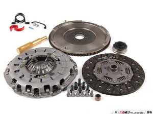 ES#4751085 - RA4S1-STEELEBKT - RA4 240mm Clutch Conversion Kit - Stage 1, Driveshaft Center Support Bearing Carrier & Rear Differential Mount - ECS RA4 Lightweight Flywheel with the Audi S4 clutch kit - Enthusiast Bundles - Audi Volkswagen