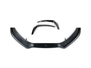 Audi B8 S4 / A4 S-Line Pre-facelift Front Lip & Gloss Black Grille Accent Set
