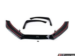 ES#4751232 - 027963ECS01EBKT - Audi B8.5 S4 / A4 S-Line Facelift Front Lip & Gloss Black Grille Accent Set - Upgrade your exterior styling! - Enthusiast Bundles - Audi