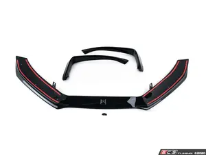Audi B8.5 S4 / A4 S-Line Facelift Front Lip & Gloss Black Grille Accent Set