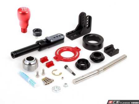 ES#4751240 - 004113ECS01AEBKT - Audi B8 Adjustable Short Throw Shifter &  Shift Knob - Find your perfect setting with 4 steps of throw reduction - Enthusiast Bundles - Audi