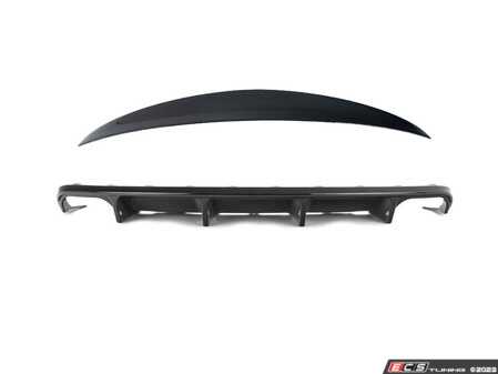 ES#4751252 - 006756LA01EB2KT - Audi C7 S6 Pre-facelift Rear Diffuser & Trunk Spoiler - Add some aggressive styling to your C7 S6 pre-facelift Audi! - Enthusiast Bundles - Audi