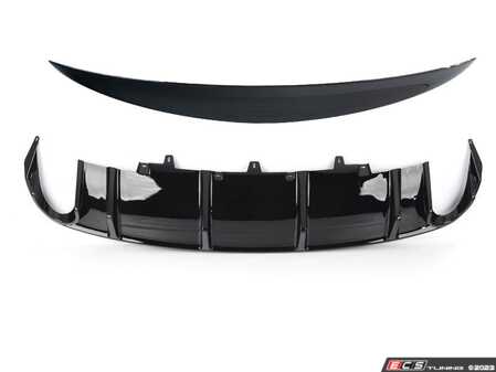ES#4751253 - 006756LA01EB3KT - Audi C7 A6 S-line Pre-facelift Rear Diffuser & Trunk Spoiler - Add some aggressive styling to your C7 A6-S line pre-facelift Audi! - Enthusiast Bundles - Audi