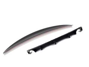 ES#4751276 - 028801ECS01EB2KT - Audi B9 A4 Pre-facelift Rear Diffuser & Trunk Spoiler - Add some aggressive styling to your Audi! - Enthusiast Bundles - Audi
