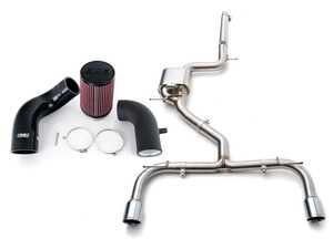 ES#4751021 - 008709ECS01EBKT - MK7 GTI 3.0" Catback Exhaust System & Luft-Technik Intake System - Improve the sound and performance of your vehicle with an ECS Catback & Luft-Technik Intake System - Enthusiast Bundles - Volkswagen