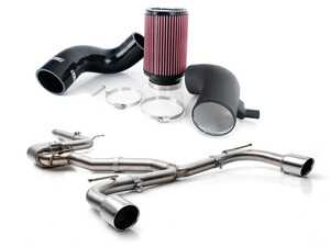 ES#4751019 - 023245ECS03EBKT - MK7.5 GTI 3.0" Catback Exhaust System & Luft-Technik Intake System  - Enhance the sound and performance of your vehicle with an ECS Catback and a FREE Luft-Technik Intake System - With Heat Shield - Enthusiast Bundles - Volkswagen