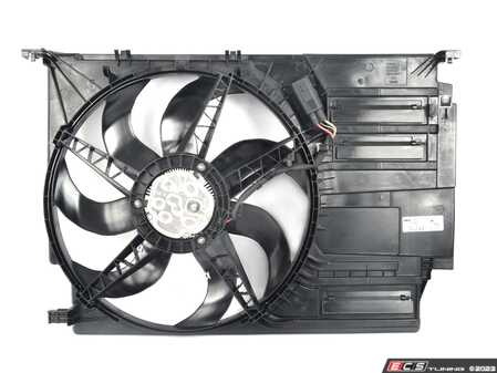 ES#2745312 - 17427617608 - Fan Housing With Fans  - (NO LONGER AVAILABLE) - For vehicles with manual transmissions - Genuine MINI - 