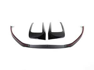 ES#4782928 - 039473LA01EBKT - MK7 GTI V2 Gloss Black Front Lip Spoiler & Gloss Black Front Bumper Grille Flare Set - In-house engineered to upgrade your exterior styling - Enthusiast Bundles - Volkswagen