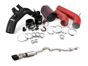 ES#4751045 - 013940LA02EBKT -  MK4 Golf/GTI Performance Catback Exhaust System & Luft-Technik Intake System - In-house engineered for VW MK4 enthusiasts! Featuring T304 SS Tig-welded 2.5" tubing, a center resonator and a straight-through perforated core muffler - Enthusiast Bundles - Volkswagen
