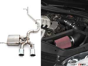ES#4733158 - 014107ladbKT - MK5 R32 Valved Catback Exhaust System - With Luft-Technik Intake System - In-house engineered for the R32 enthusiast! Features T304 SS Tig-welded 2.5" tubing and a valved muffler for audible obedience or wide open for glorious Wookie growls! - Doorbusters - Volkswagen
