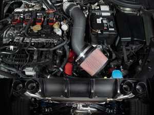 ES#4751029 - 033551LA01EBKT - MK8 Golf R Catback Exhaust System & Luft-Technik Intake System - With Heatshield  - In-house engineered for VW Golf R enthusiasts! Featuring T304 SS Tig-welded 3.0" tubing, a resonated or non-resonated center section and a valved muffler assembly. - Enthusiast Bundles - Volkswagen