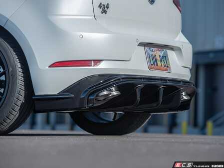 ES#4508227 - 039591LA01-01KT - MK7.5 Golf R Functional Aerodynamic Rear Diffuser Kit - Combine function, form and aesthetics to provide an increase in downforce without additional drag! - ECS - Volkswagen