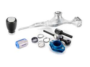 ES#4750972 - 013264TMS10EBKT - Turner Motorsport Adjustable Short Shift Kit & 6-Speed Weighted Shift Knob with Polyurethane Shifter Arm Bushing - Adjustable throw to fine tune your driving experience! This Enthusiast Bundle includes a 6-speed 340g shift knob with polyurethane shifter arm bushing. - Enthusiast Bundles - BMW