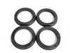 ES#2200633 - AP76571A - 76-57.1 Hub Centric Ring - Set Of Four - Plastic 76.0mm to 57.1mm hub centric rings for proper wheel fitment - ECS - Audi Volkswagen