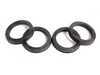 ES#2200633 - AP76571A - 76-57.1 Hub Centric Ring - Set Of Four - Plastic 76.0mm to 57.1mm hub centric rings for proper wheel fitment - ECS - Audi Volkswagen