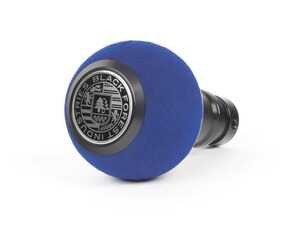 ES#3618185 - GS2SLUMINI - BFI GS2 Heavy Weight Shift Knob - Blue Alcantara - Black Anodized - A superb interior upgrade with added weight for smoother shifting for your MINI Cooper - Black Forest Industries - MINI