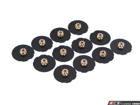 ES#4699146 - 4H0698231 - Brake Pad Damping Plate Kit - Services both front calipers - Hamburg Tech - Audi