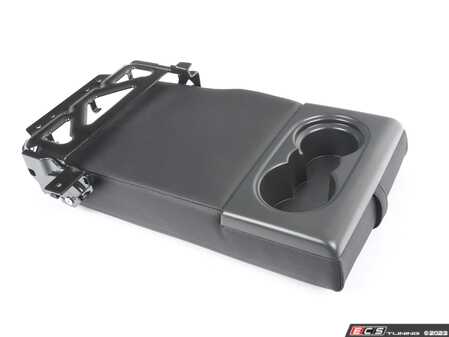 ES#2600246 - 5C6885081P79X - Center Arm Rest - Titan Black  - (NO LONGER AVAILABLE) - Rear center cupholder armrest - Genuine Volkswagen Audi - Volkswagen
