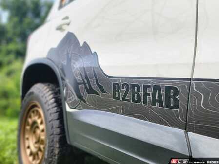 ES#4733716 - B2BFABMSGP - B2BFAB Mountain Side Graphics Package - Printed design that looks awesome and provides the protection you need! - B2BFAB - Audi Volkswagen